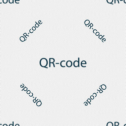 qr-code sign icon scan code symbol seamless vector image