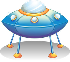 a flying saucer vector