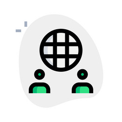 increasing the globally usage of internet daily vector image