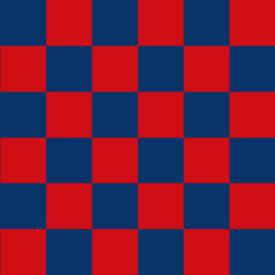 Blue red chess board background vector