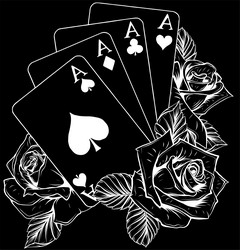 Aces Cards Tattoo Vector Images (over 500)