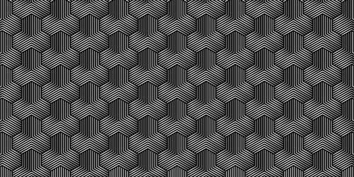 abstract geometric seamless pattern simple line vector image