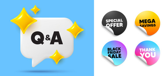 questions and answers icon answer question sign vector image