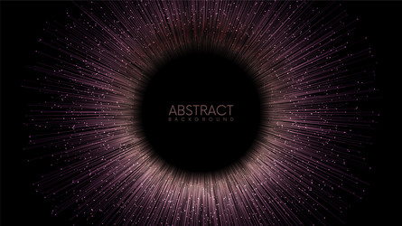 Cosmic Burst - Glowing Particle Effect vector image