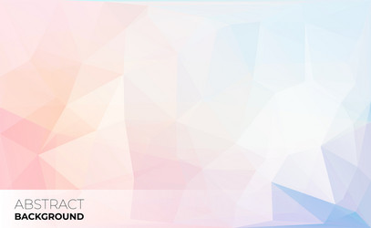 abstract modern triangle polygonal background vector image