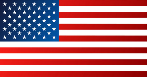 flag of united states america usa Vector Image