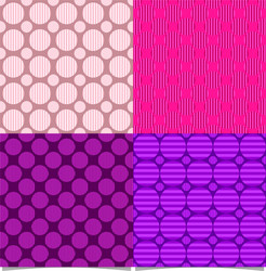 simple seamless circle pattern design background vector image