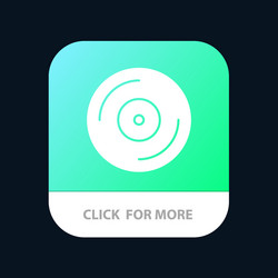 cd dvd studio mobile app button android and ios vector image