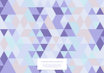 Geometric abstract pattern collection triangular vector