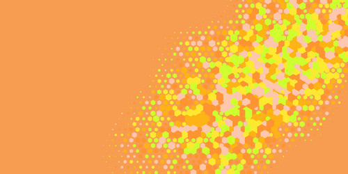 geometric multi size hexagon with color vector