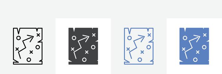 plan icon set use for web ui or app vector image