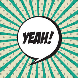Cartoon comic text pop art explosion Royalty Free Vector