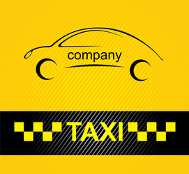 Taxi Background Vector Image