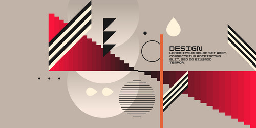 a modern background with abstract elements vector image