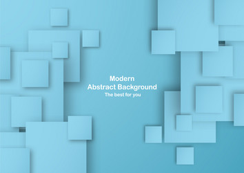 abstract blue background in square shape vector image