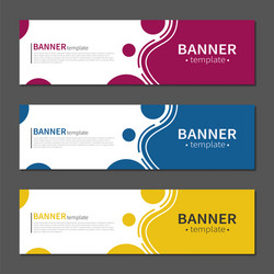 abstract geometric design banner web template vector image