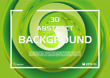 circular abstract colorful background with 3d vector image