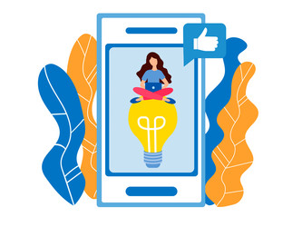 smartphone message interface isolated background vector image