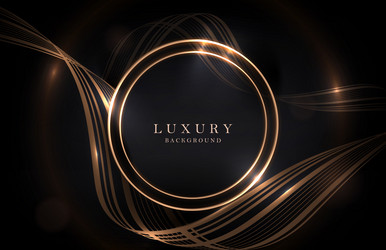 with a wavy pattern and round frame vector image