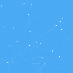 geometric abstract background with connected white vector image