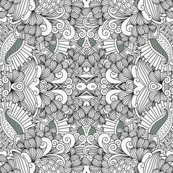 Full frame pattern background against white vector