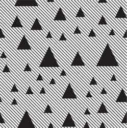 Black triangle diagonal lines pattern background v vector