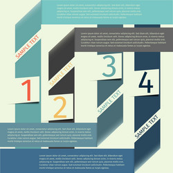 Infographics design template banner vector