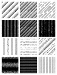 Pointillist Circle Patterns vector image
