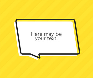 quote frame blank text boxes message vector image