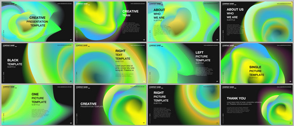 presentation design templates multipurpose vector image