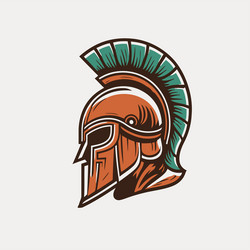 spartan soldier head logo icon symbol