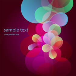 Abstract bubbles background Royalty Free Vector Image