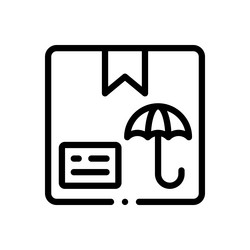 keep left icon thin linear style design isolated vector image