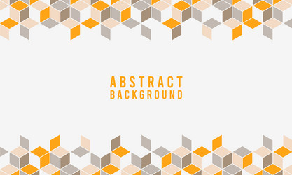 abstract geometric shape hexagon background vector image