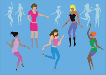 Hyperventilating woman flat concept Royalty Free Vector