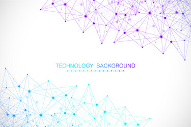networking connection concept abstract technology vector image