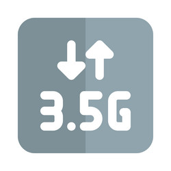 Third generation of mobile internet connectivity vector