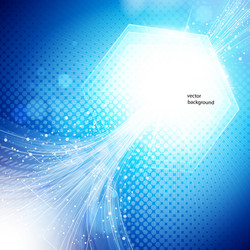 Abstract blue and light background vector