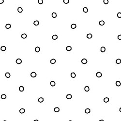 abstract pattern doodle circles on a transparent vector image