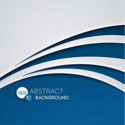 Abstract Blue Wave Pattern vector image