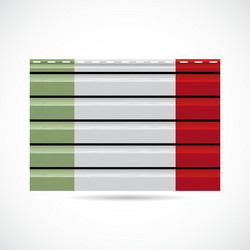 Italy siding produce company icon vector