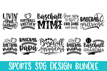 Baseball Hand Lettering Phrase Vector Image