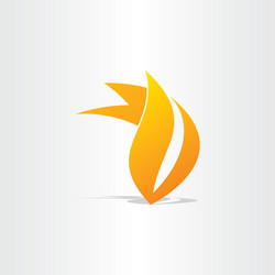 Flaming Fire Symbol vector