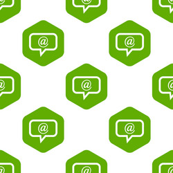 mail message pattern vector image