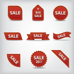 Sale labels vector