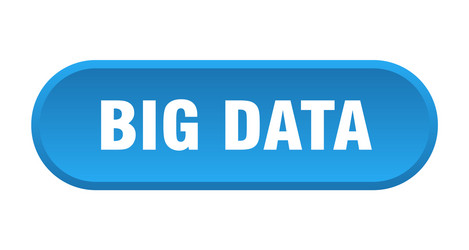 Big data button rounded sign on white background vector