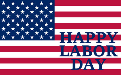labor day holiday in the united state Vector Image