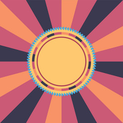 technology colorful round background abstract vector image