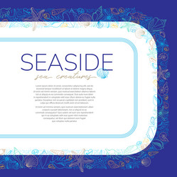 frame border vignettes corners of line art vector image