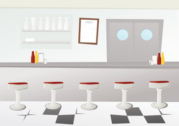 Retro diner vector